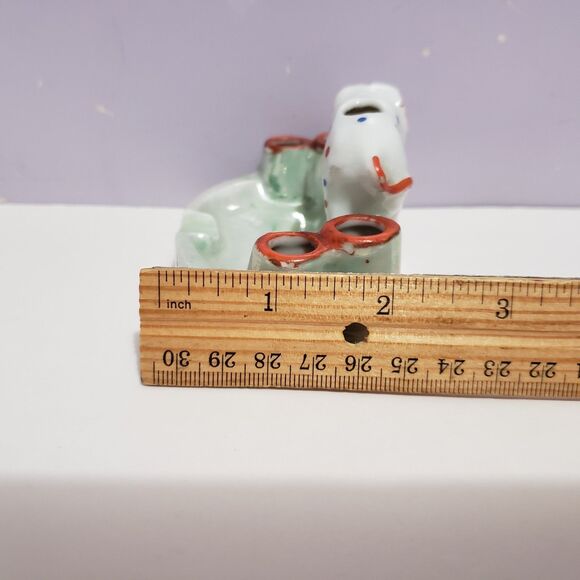 Ashtray Vintage Elephant Japanese Porcelain Figurine 4"×2"×2" - Picture 11 of 12
